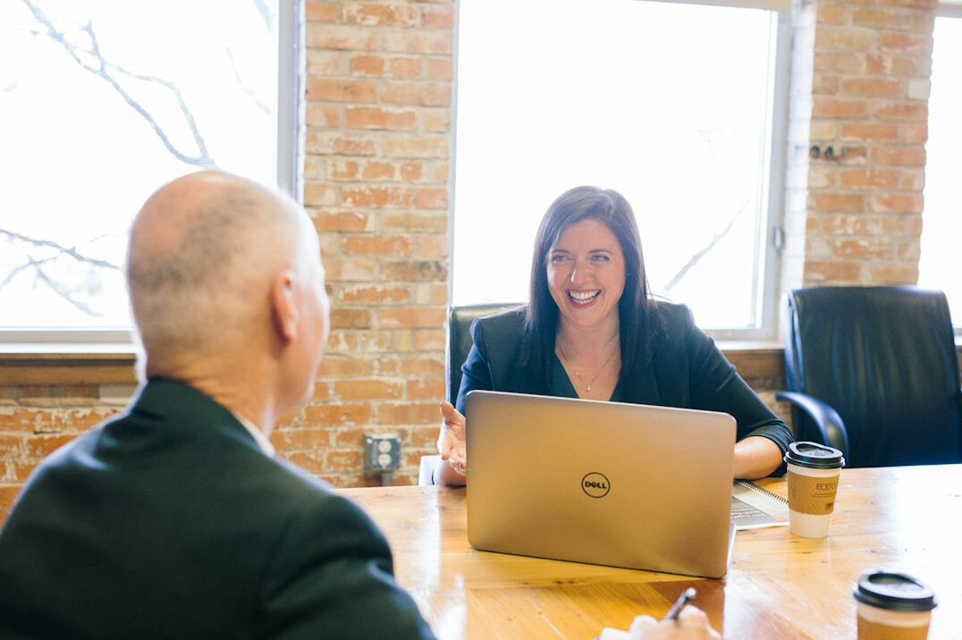 leader mentoring young professional